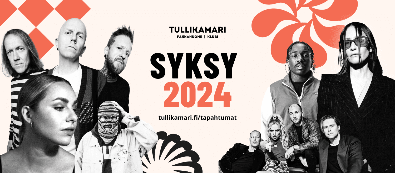 Pop pioneers and metal masters – over 100 artists will perform at Tullikamari and Tavara-asema this autumn!